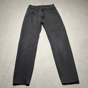 VINTAGE Nuovo Jeans Mens 31x30 Black Denim USA Made Grunge Skate 90s Cotton